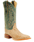 Men's Ostrich Western Boot Broad Square Toe Q4617