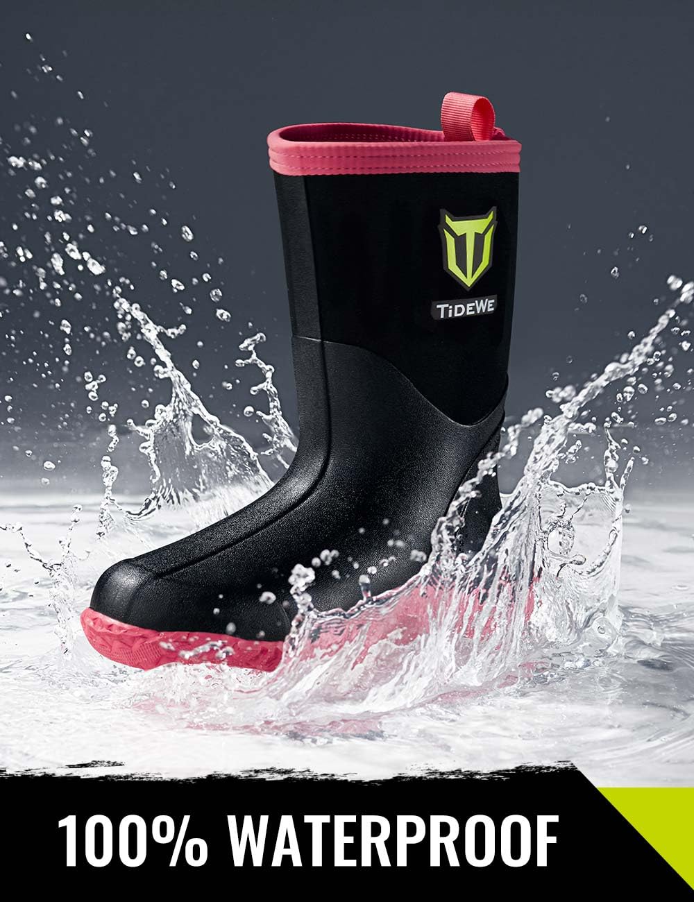 Waterproof Rubber Work Boots E579417