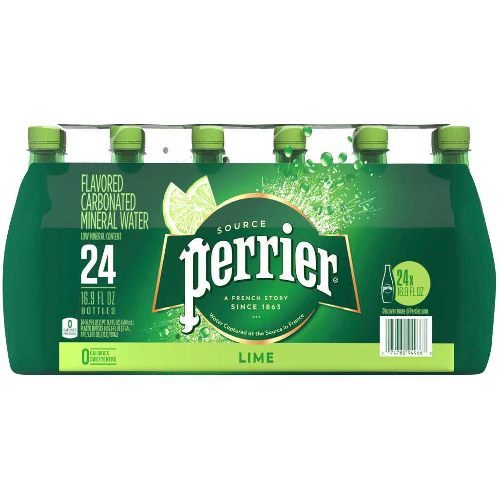 Lime Flavored Sparkling Water 16.9 FL OZ 24 Count D484120