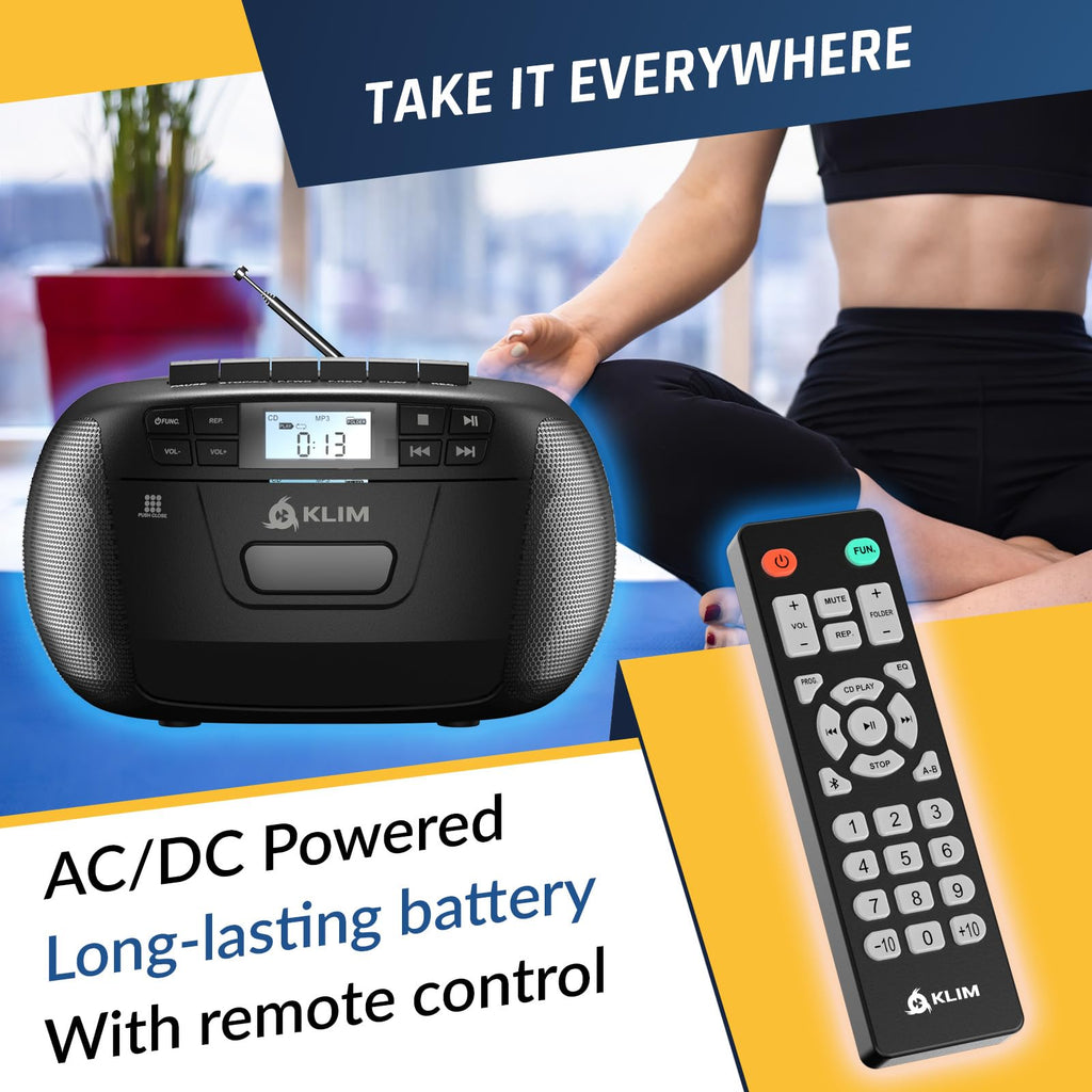 CD Cassette Player with Bluetooth Boombox M9277