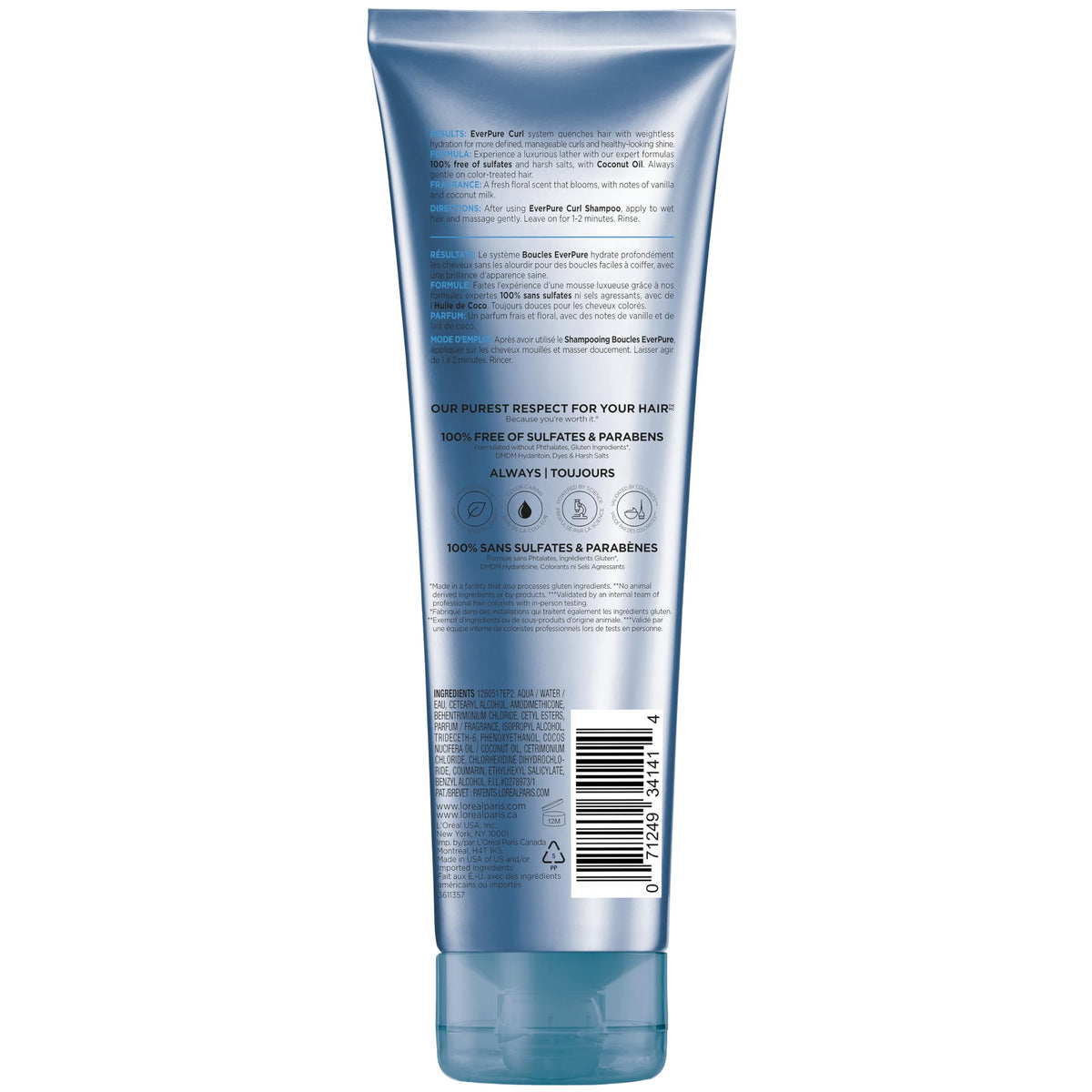 Sulfate Free Coconut Oil Conditioner for Curly Hair 8.5 Fl Oz X217