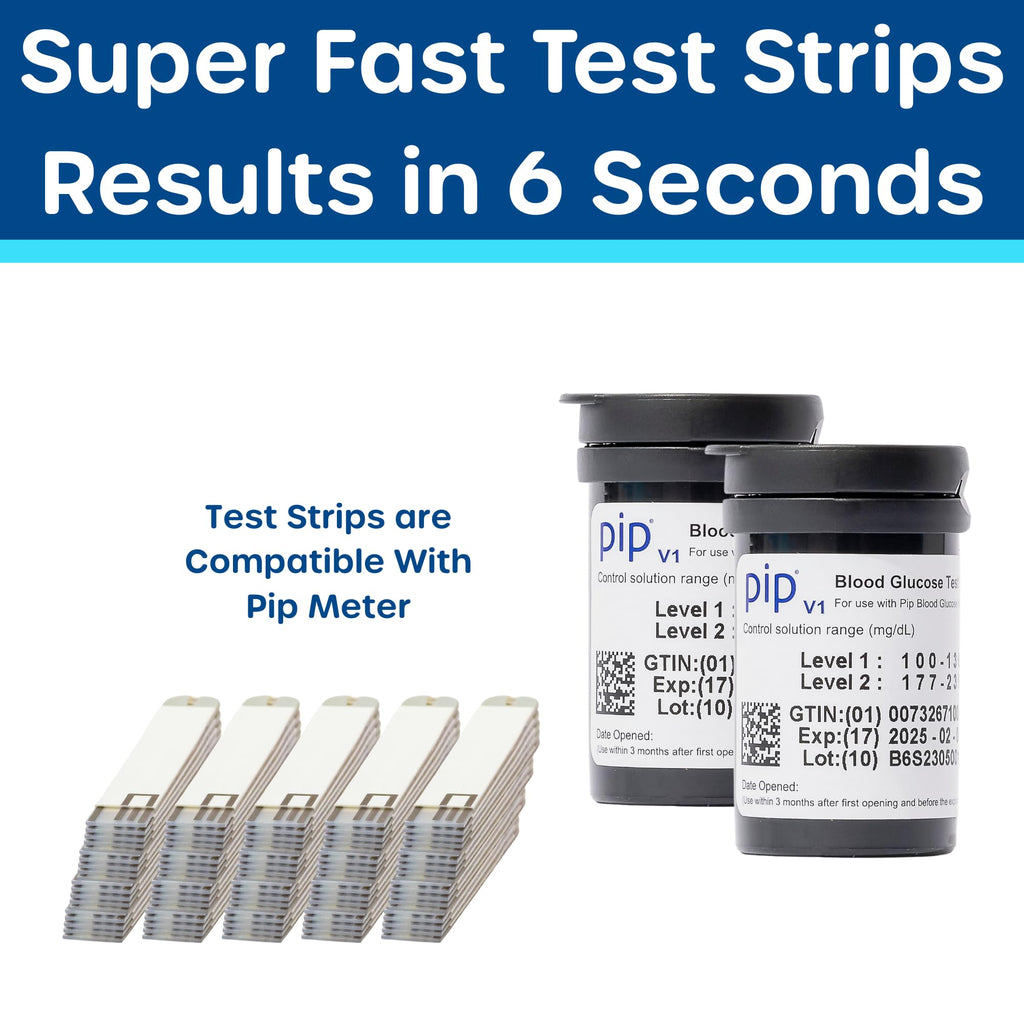 Blood Glucose Test Strips and Lancets 100 Count 30G 1.0mm M320