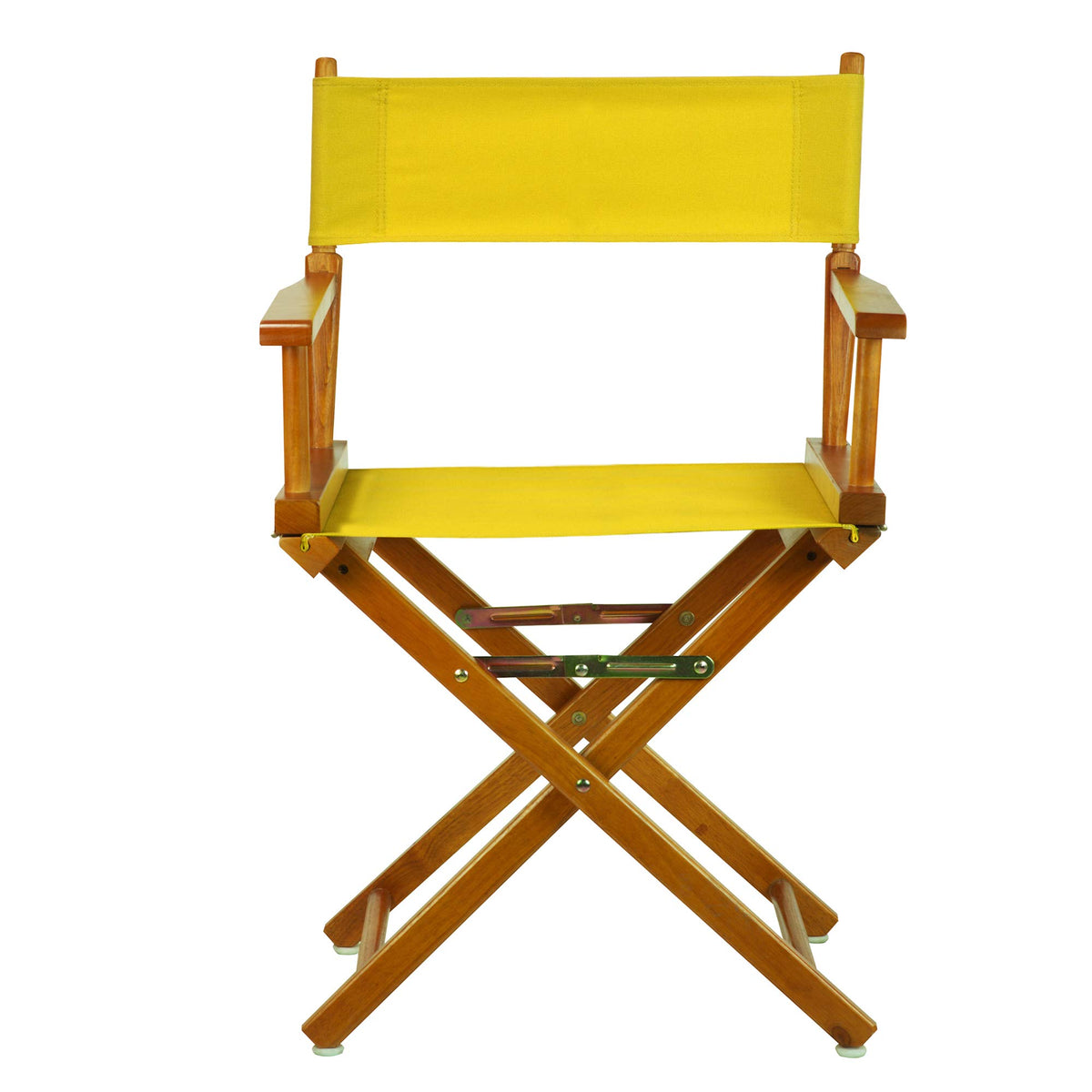 Honey Oak Frame Gold Canvas Director Chair E74356