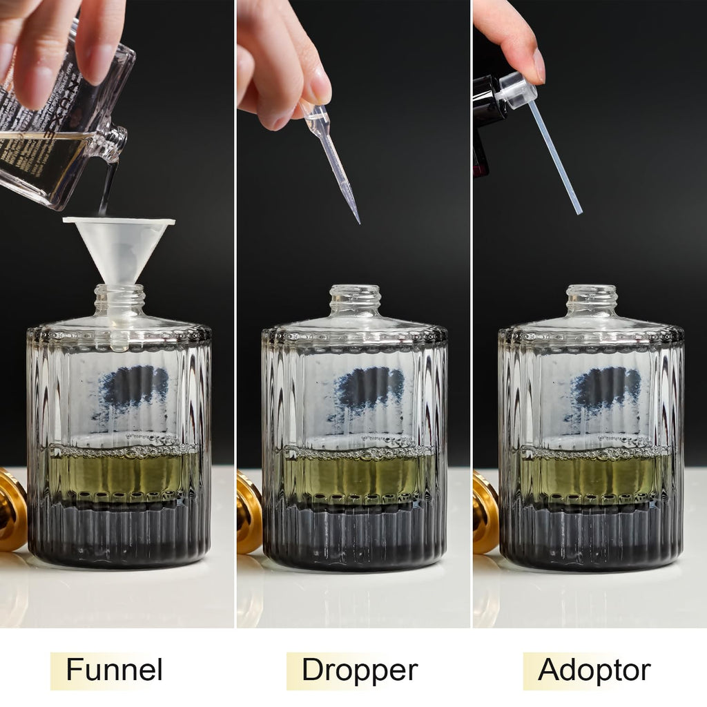 50ml Glass Spray Perfume Bottle Black N800