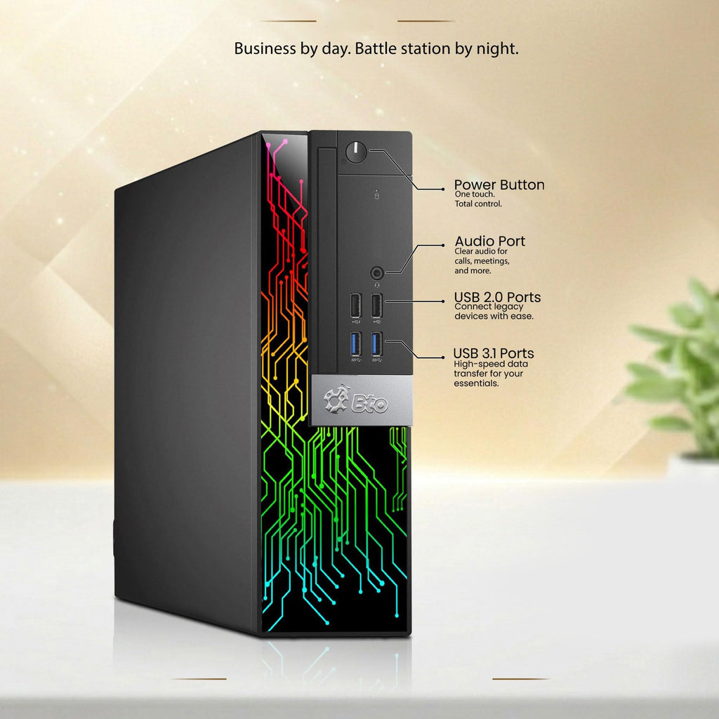 Intel Core i5-8500 16GB DDR4 RAM 256GB SSD GeForce GT 1030 Gaming Desktop Computer F432