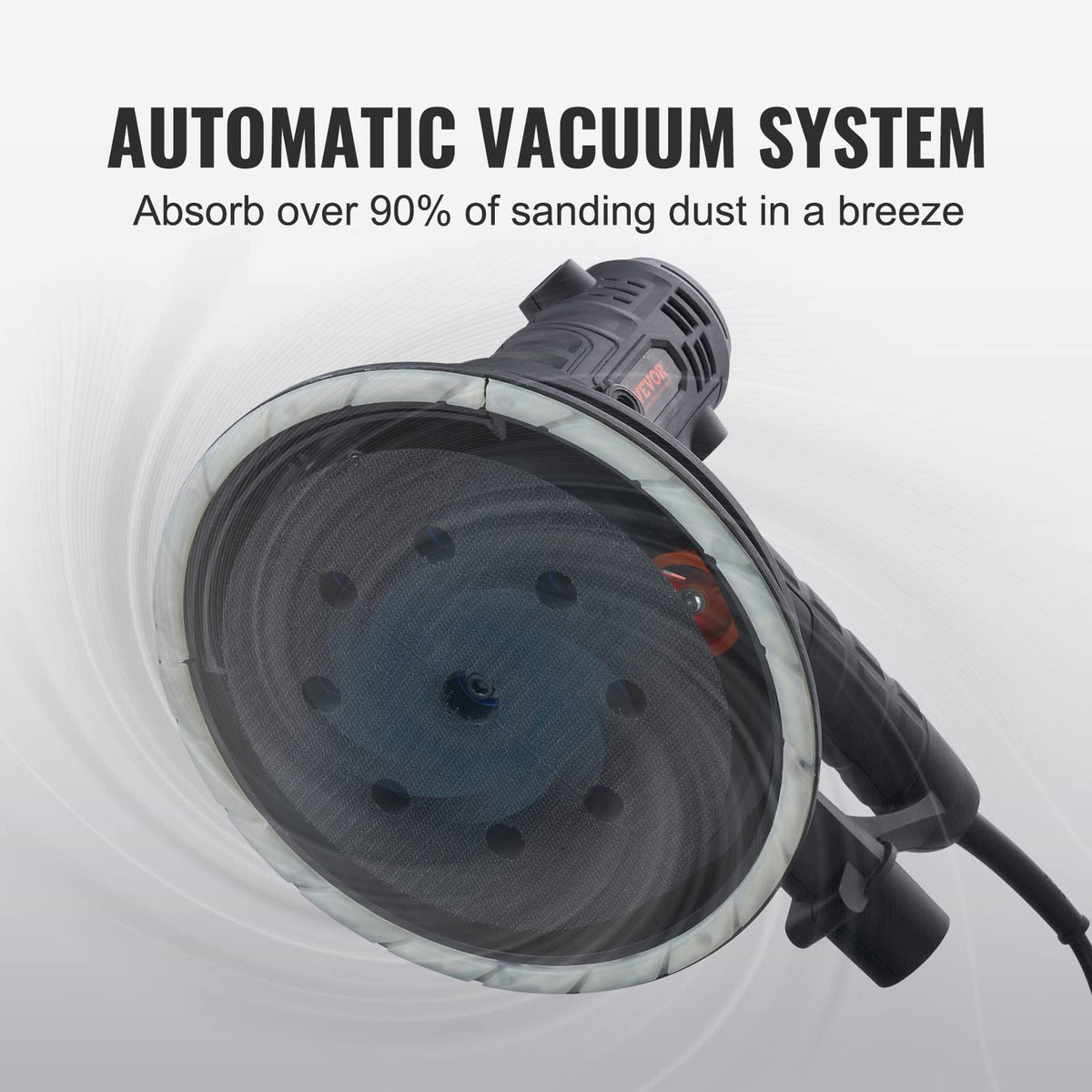 800W Electric Drywall Sander with 12 Sanding Discs I735568