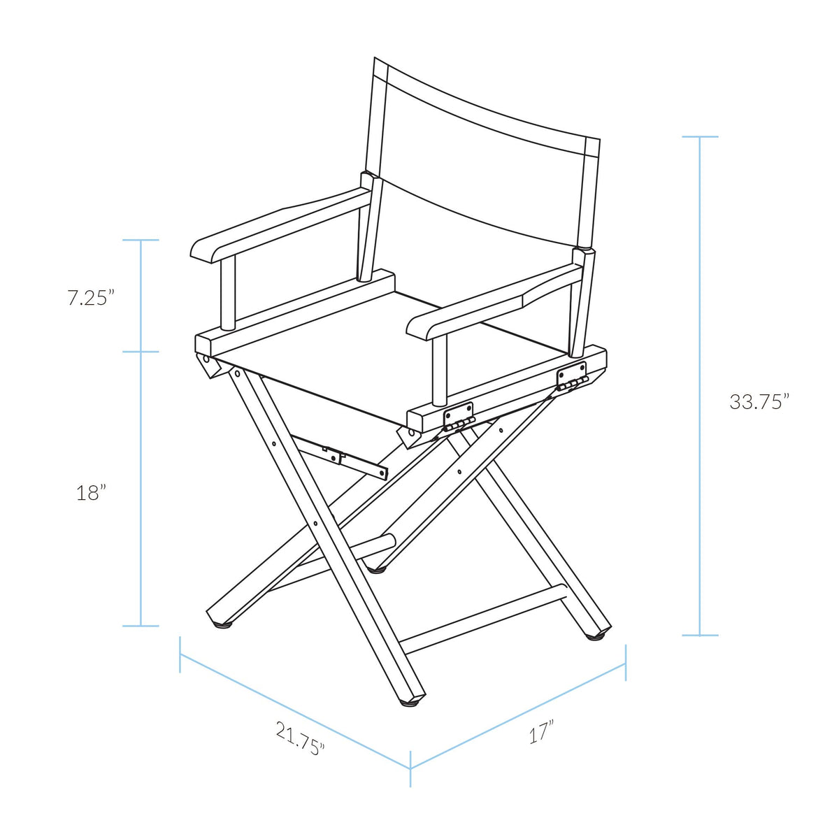 Honey Oak Frame Gold Canvas Director Chair E74356