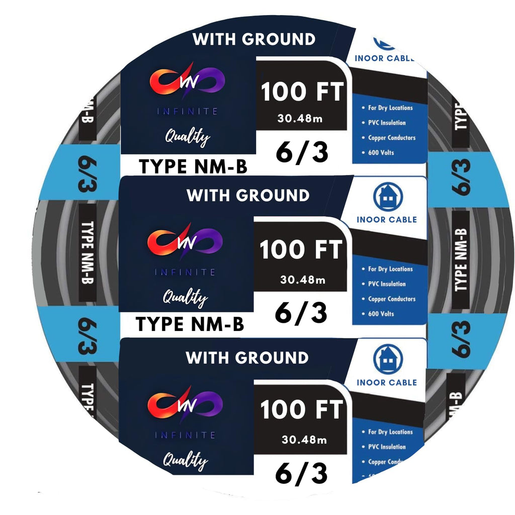 Black 100 Ft Non-Metallic Sheathed Cable G494894