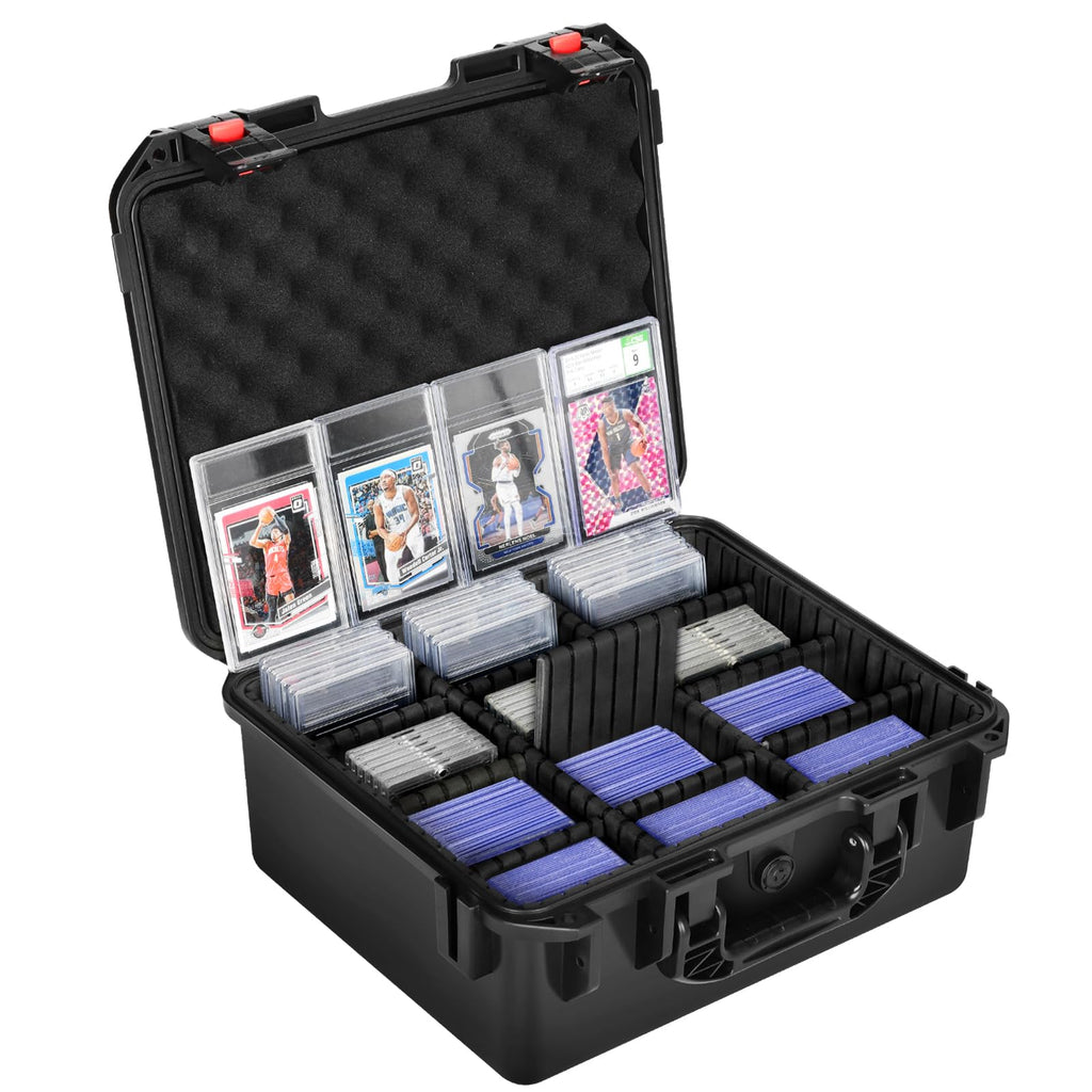 Graded Card Storage Box with 9 Dividers A7605