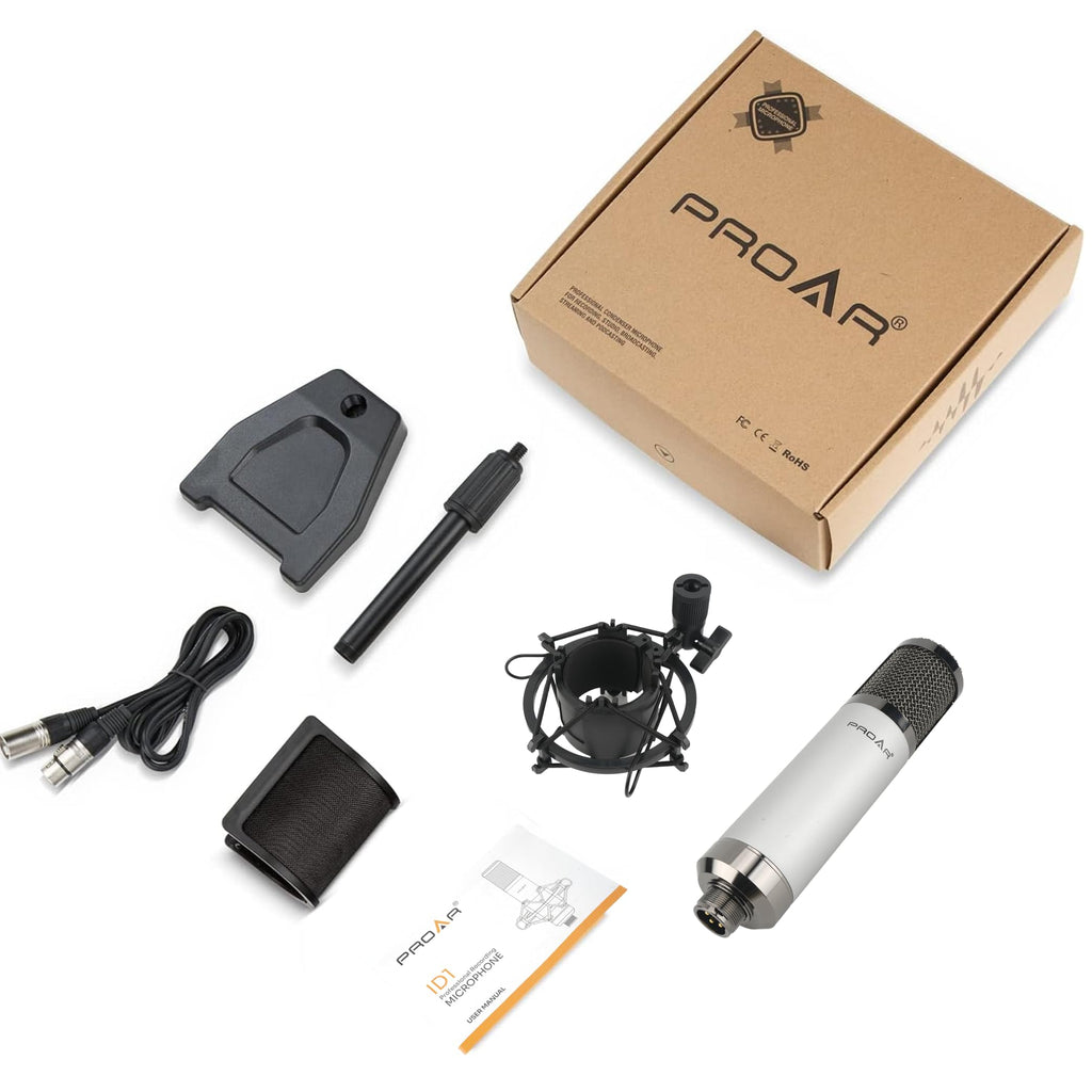 XLR Condenser Microphone with Desktop Stand T21509