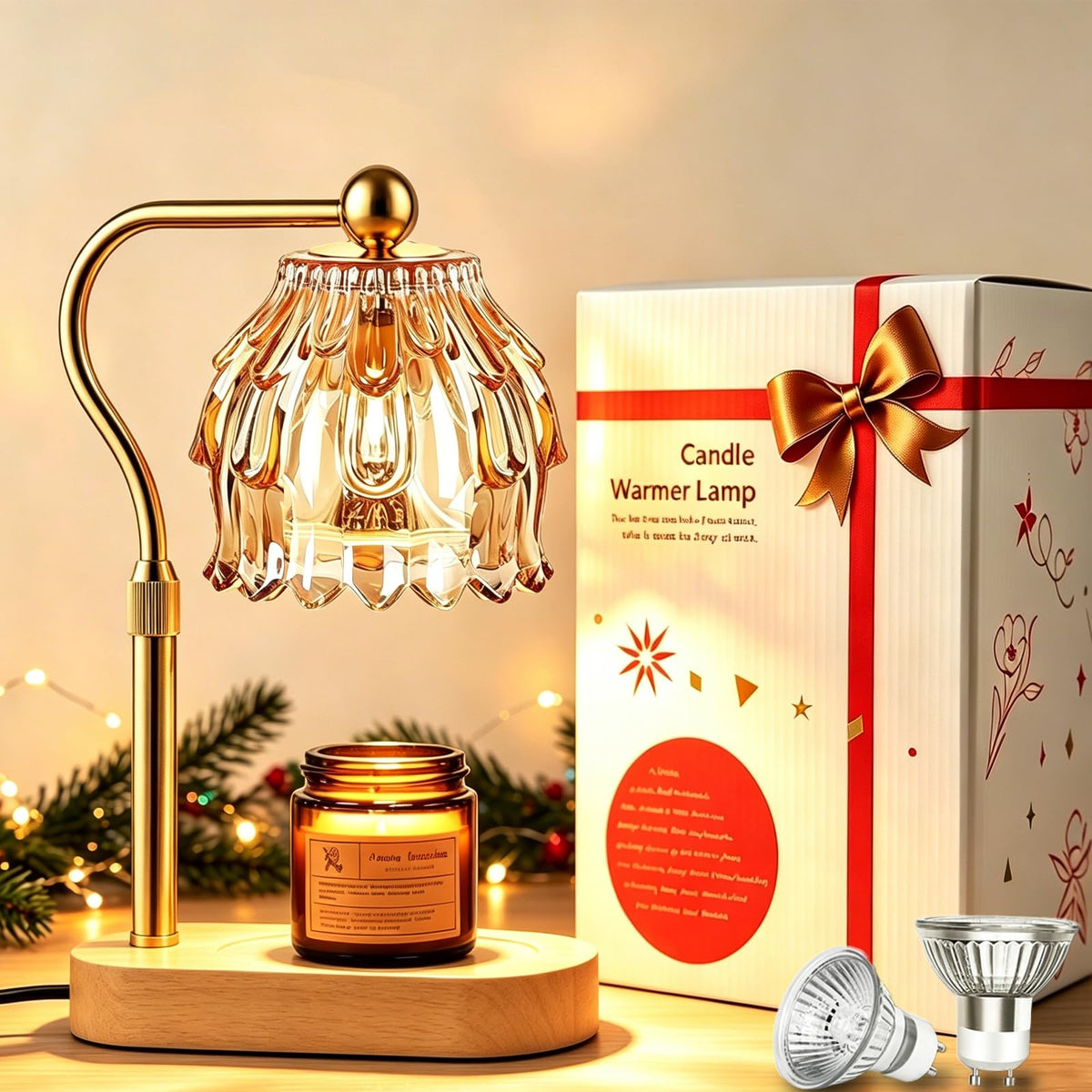 Candle Warmer Lamp with Timer J426466