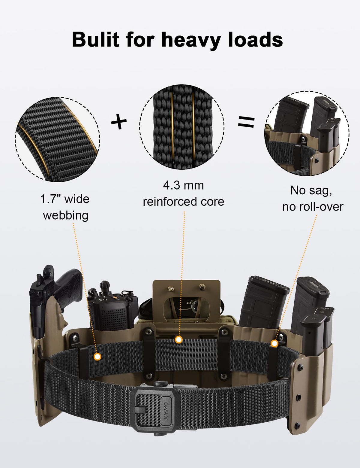 Men's 1.7" Tactical Belt O78349