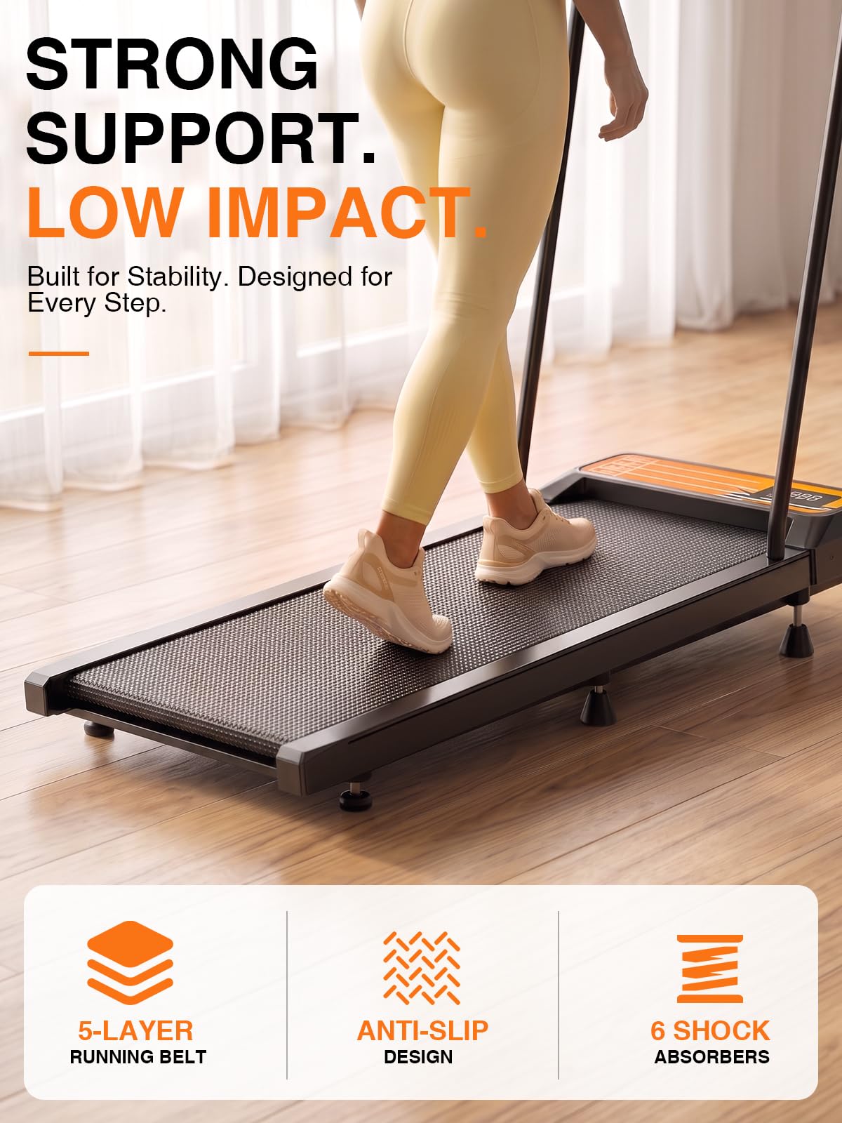 Under Desk Treadmill with Incline N4348