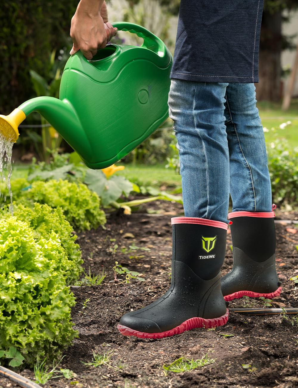 Waterproof Rubber Work Boots E579417