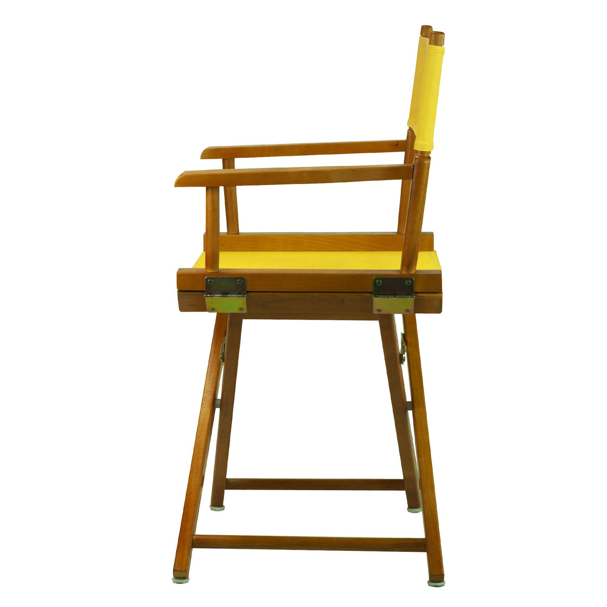 Honey Oak Frame Gold Canvas Director Chair E74356