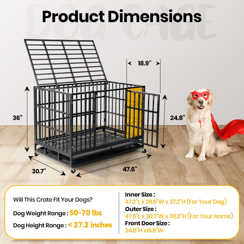 48 Inch Heavy Duty Dog Crate N696949