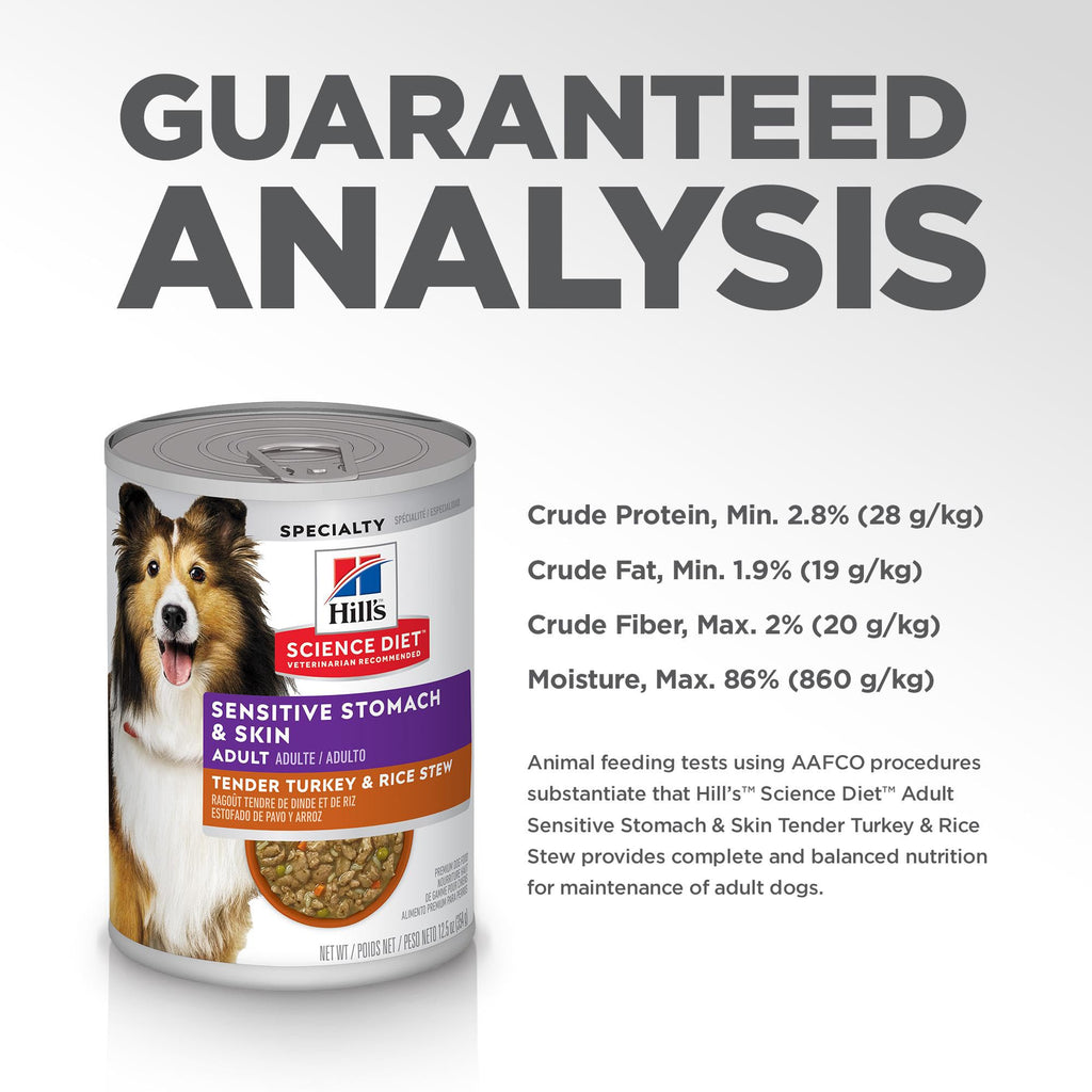 Sensitive Stomach & Skin Wet Dog Food A874