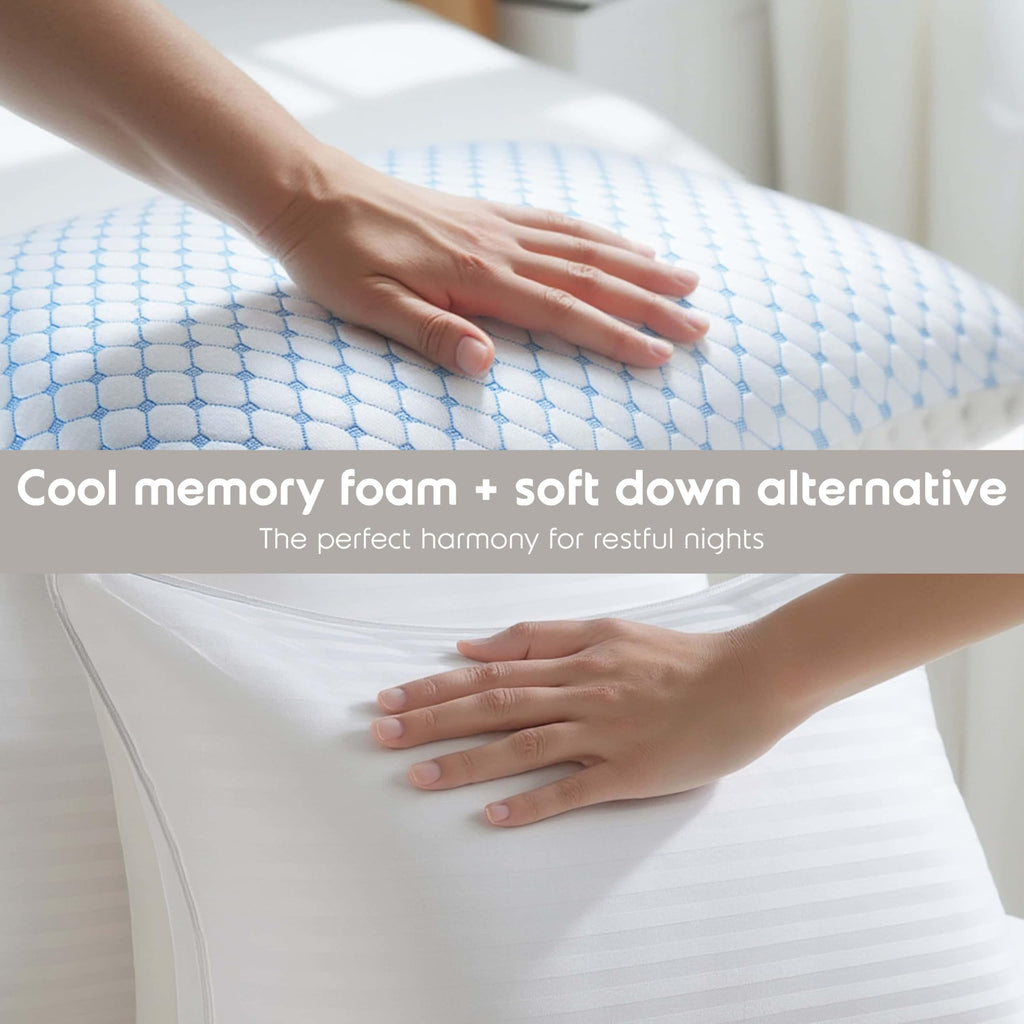 King Size Memory Foam Pillow Set of 2 G979825