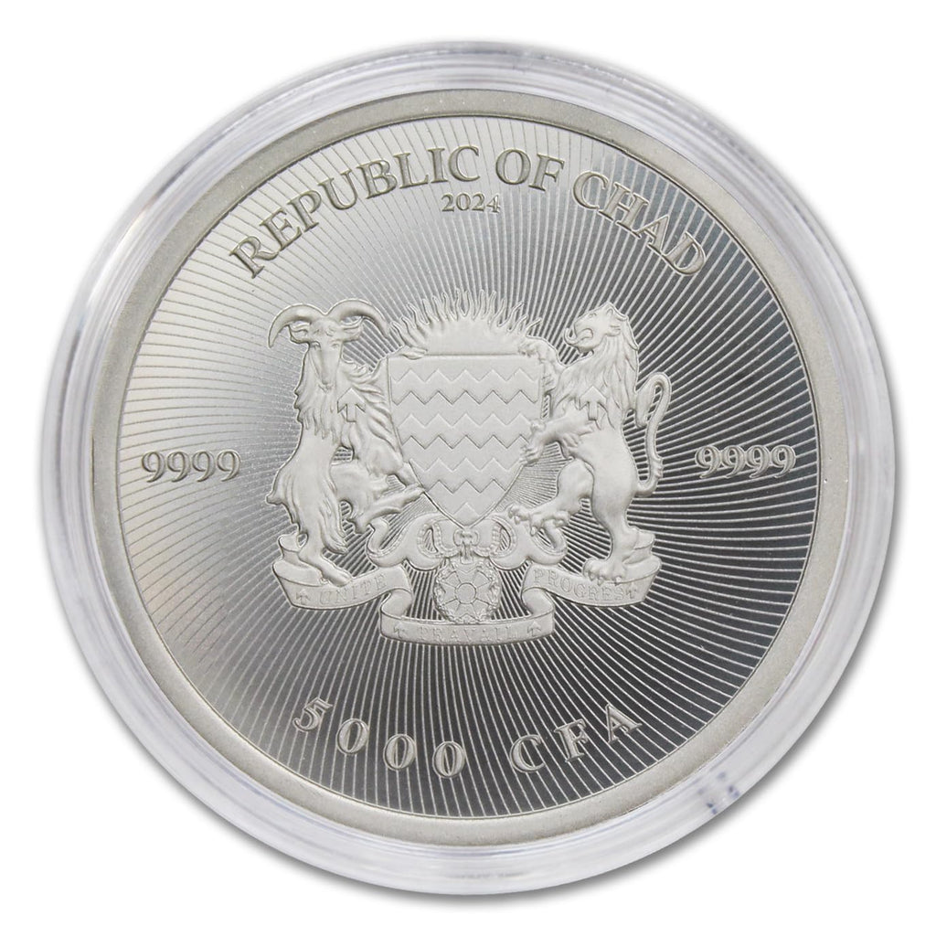 1 oz Silver Cannabis Coin Brilliant Uncirculated in Capsule D462