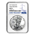 2017 $1 American Silver Eagle Coin MS70 I7257