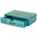 Turquoise Single Drawer Wooden Organizer B103243