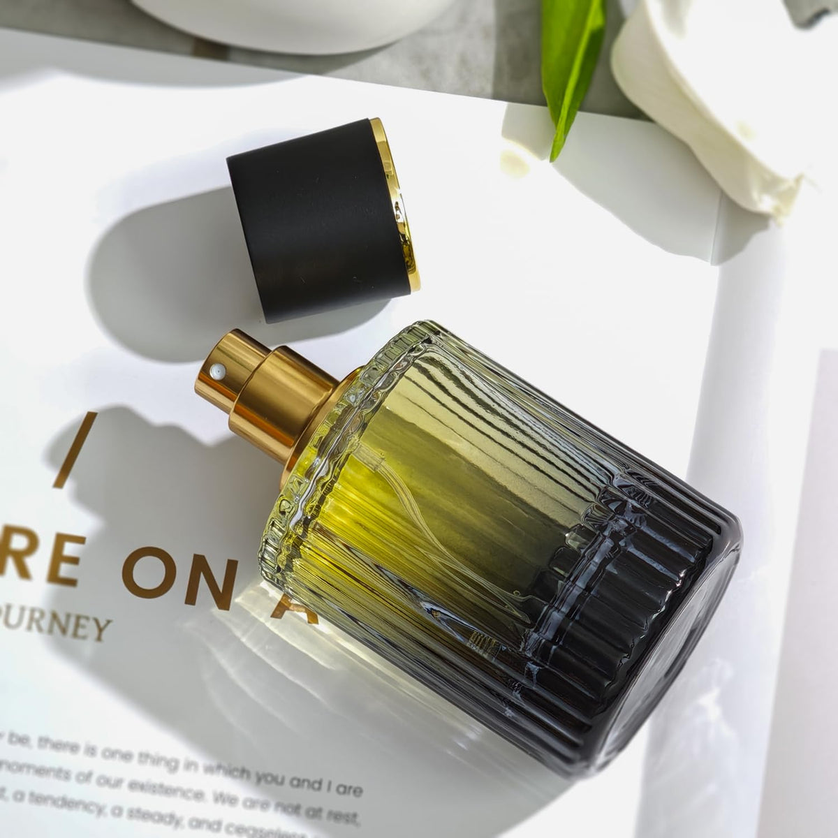 50ml Glass Spray Perfume Bottle Black N800