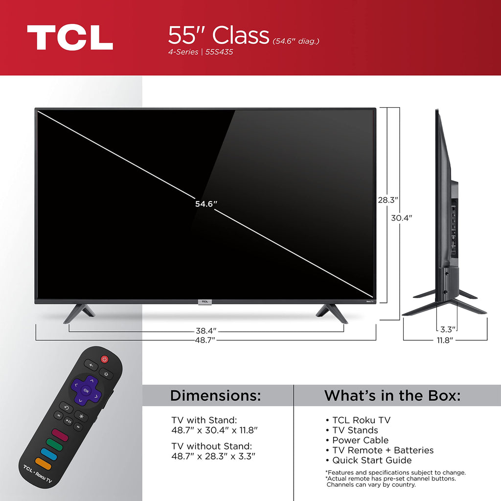 55" 4K UHD HDR Smart TV N19749