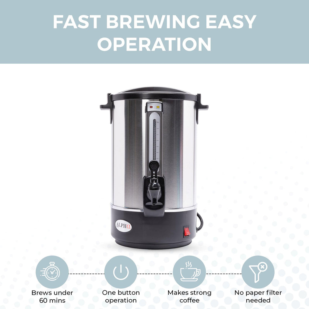 8L Stainless Steel Electric Coffee Urn H68040
