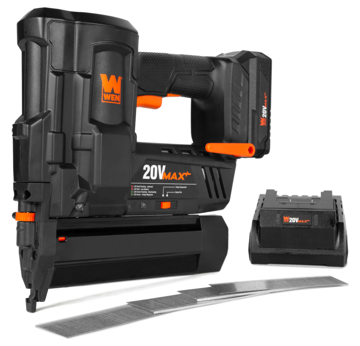 20V Max Cordless 18-Gauge Brad Nailer with Battery and Charger J41870