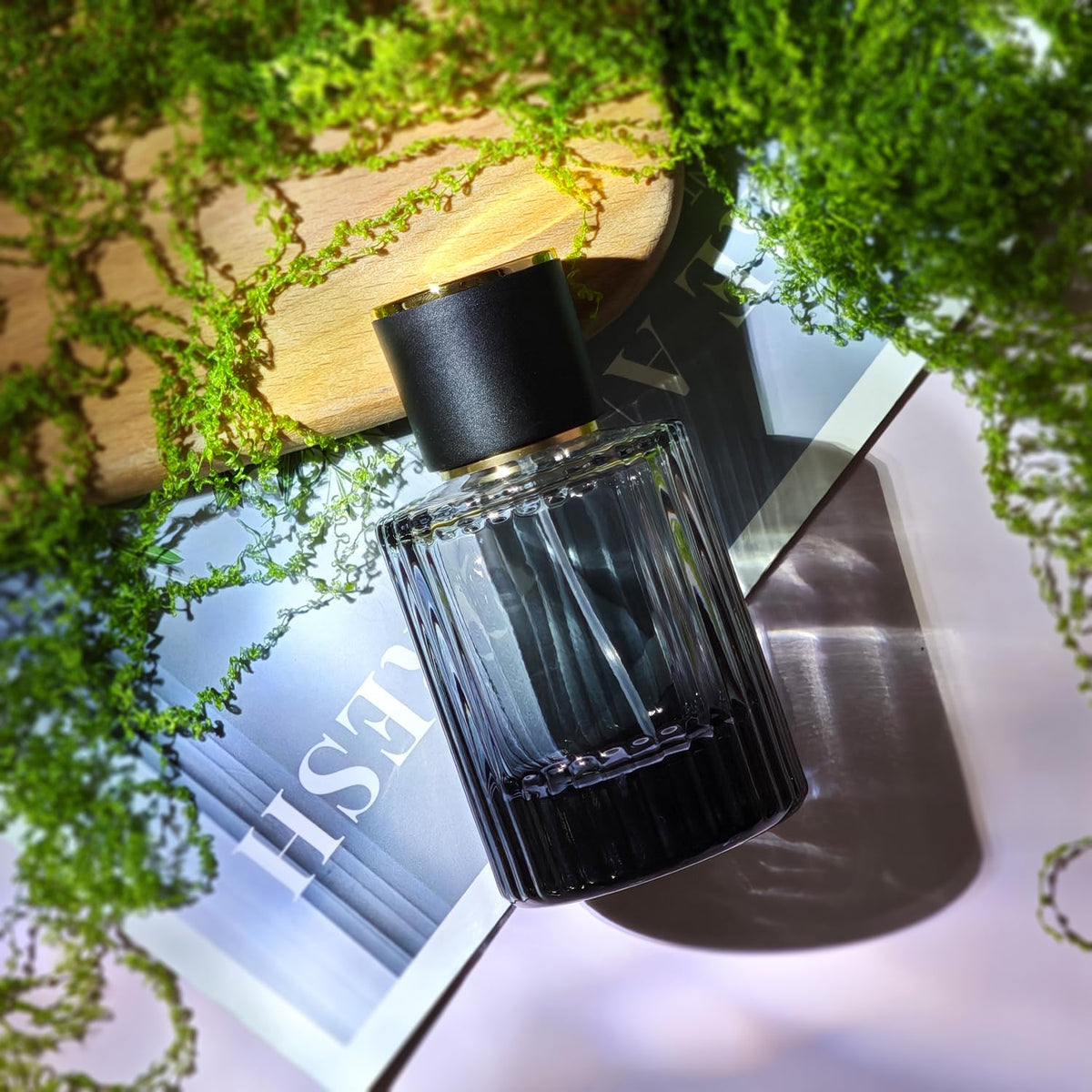 50ml Glass Spray Perfume Bottle Black N800