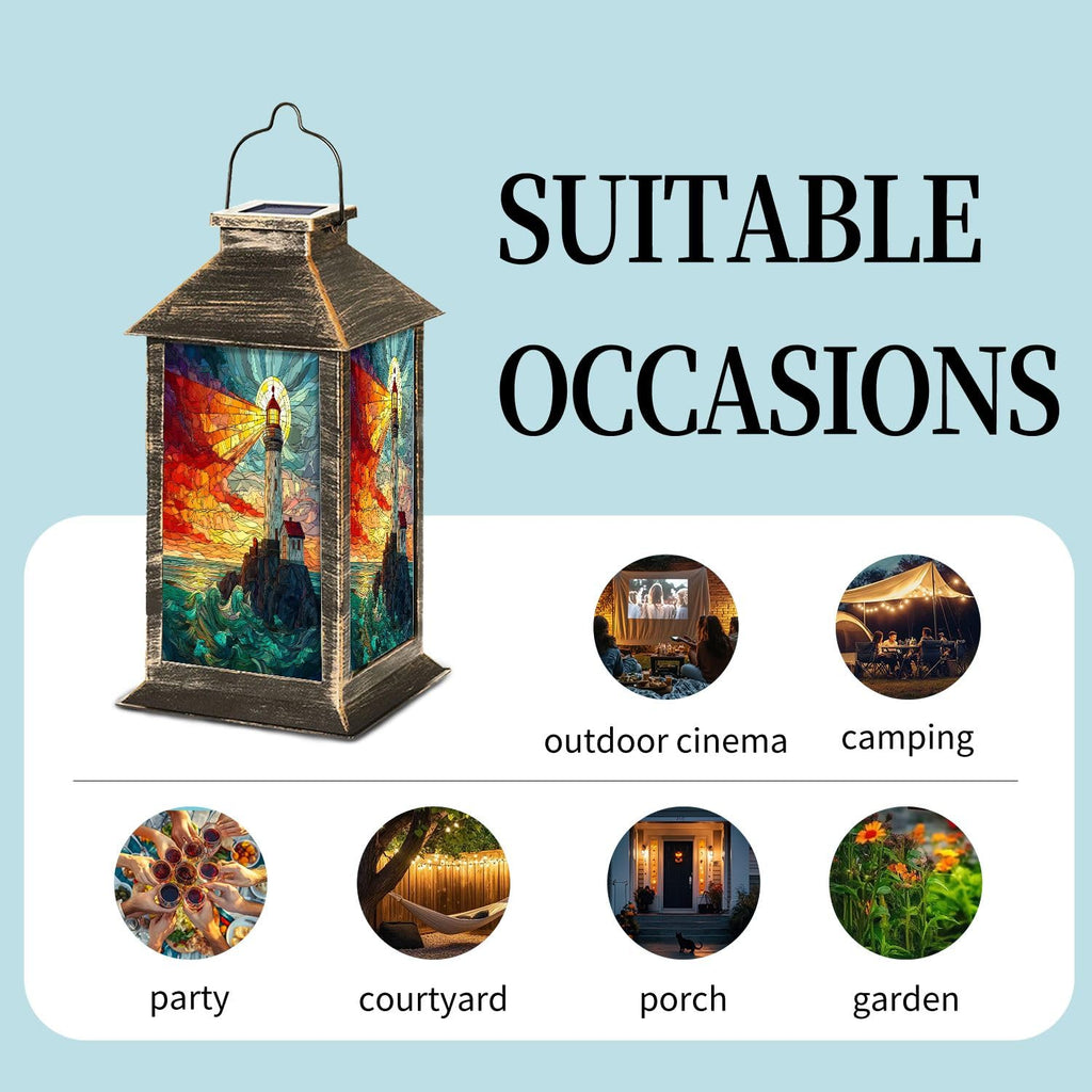 Waterproof Solar Powered Hanging Lantern U30020