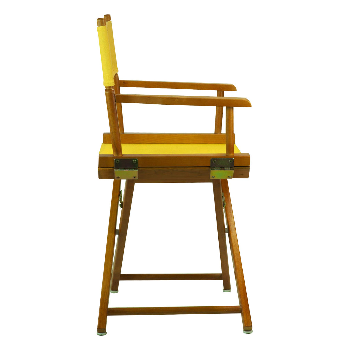 Honey Oak Frame Gold Canvas Director Chair E74356