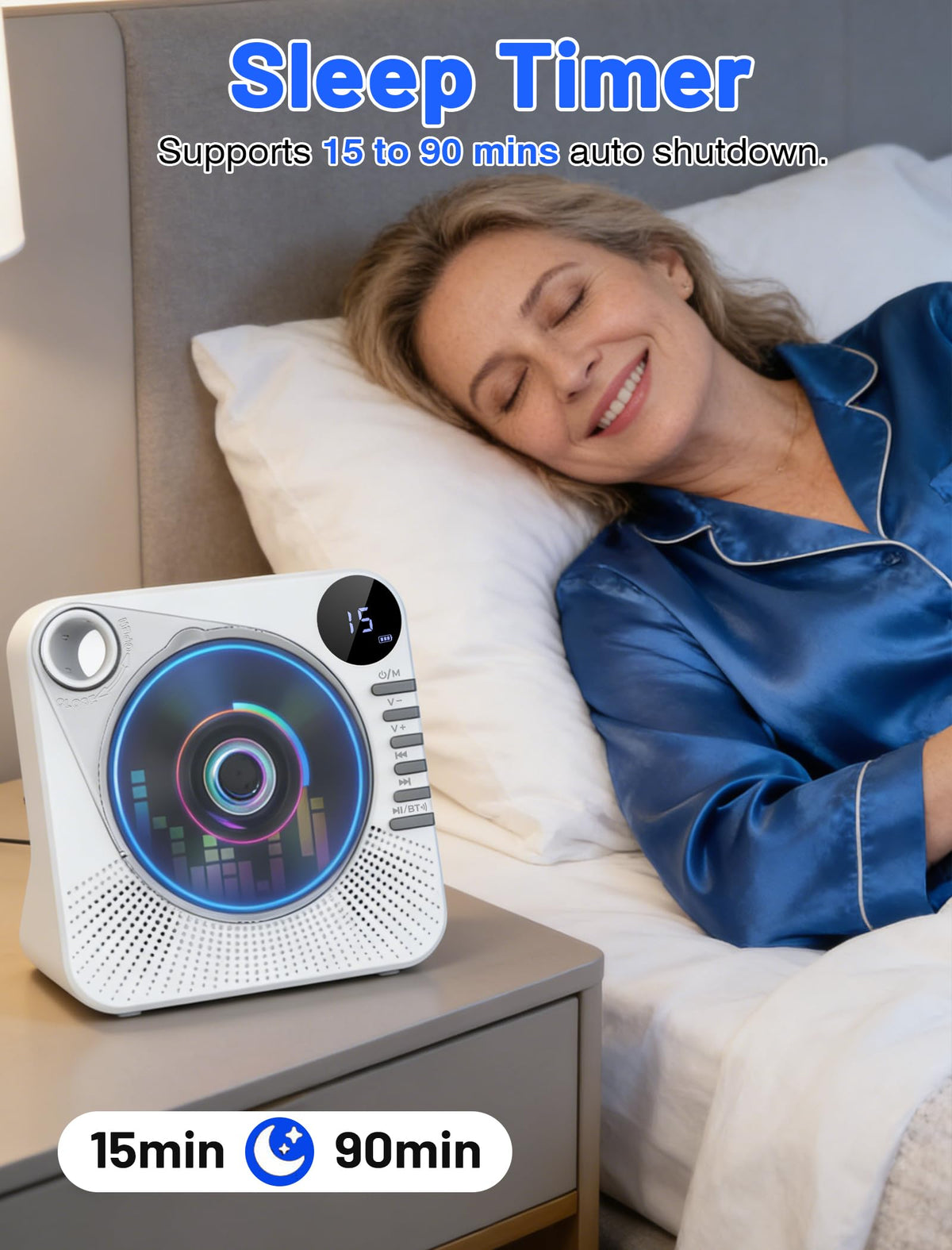 Portable CD Player with Speakers H419602