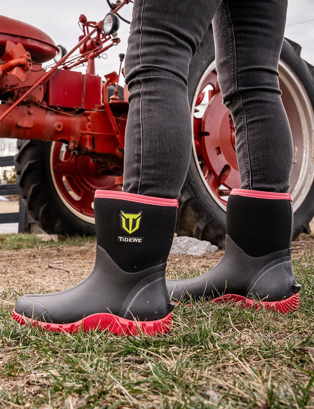 Waterproof Rubber Work Boots E579417