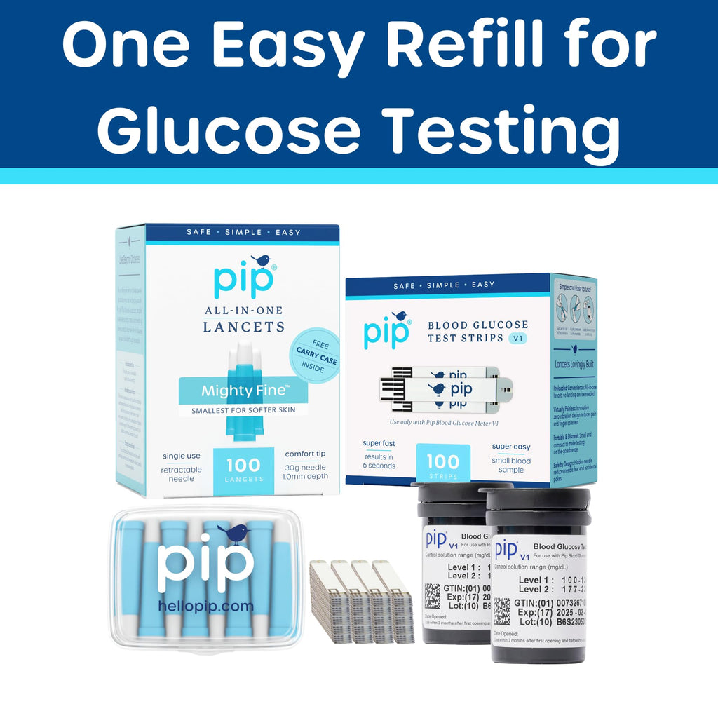 Blood Glucose Test Strips and Lancets 100 Count 30G 1.0mm M320
