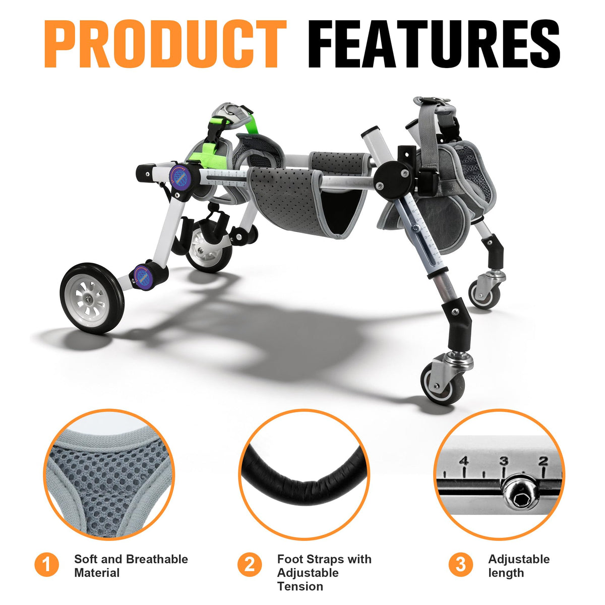 Dog Wheelchair for Small Dogs G264