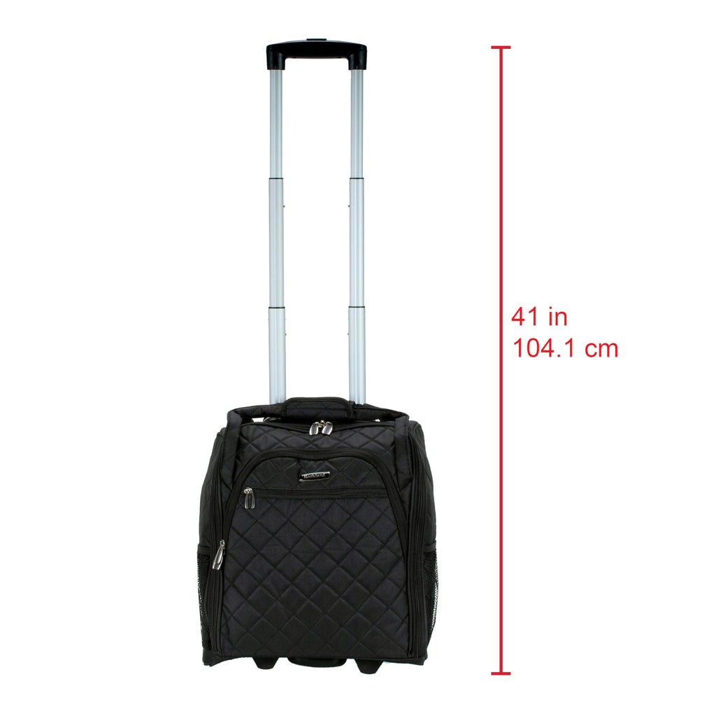 Black Wheeled Underseater Carry-On Luggage H11885