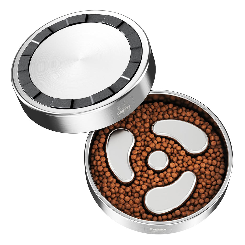 Slow Feeder Dog Bowl 304 Stainless Steel Non-Slip C27617