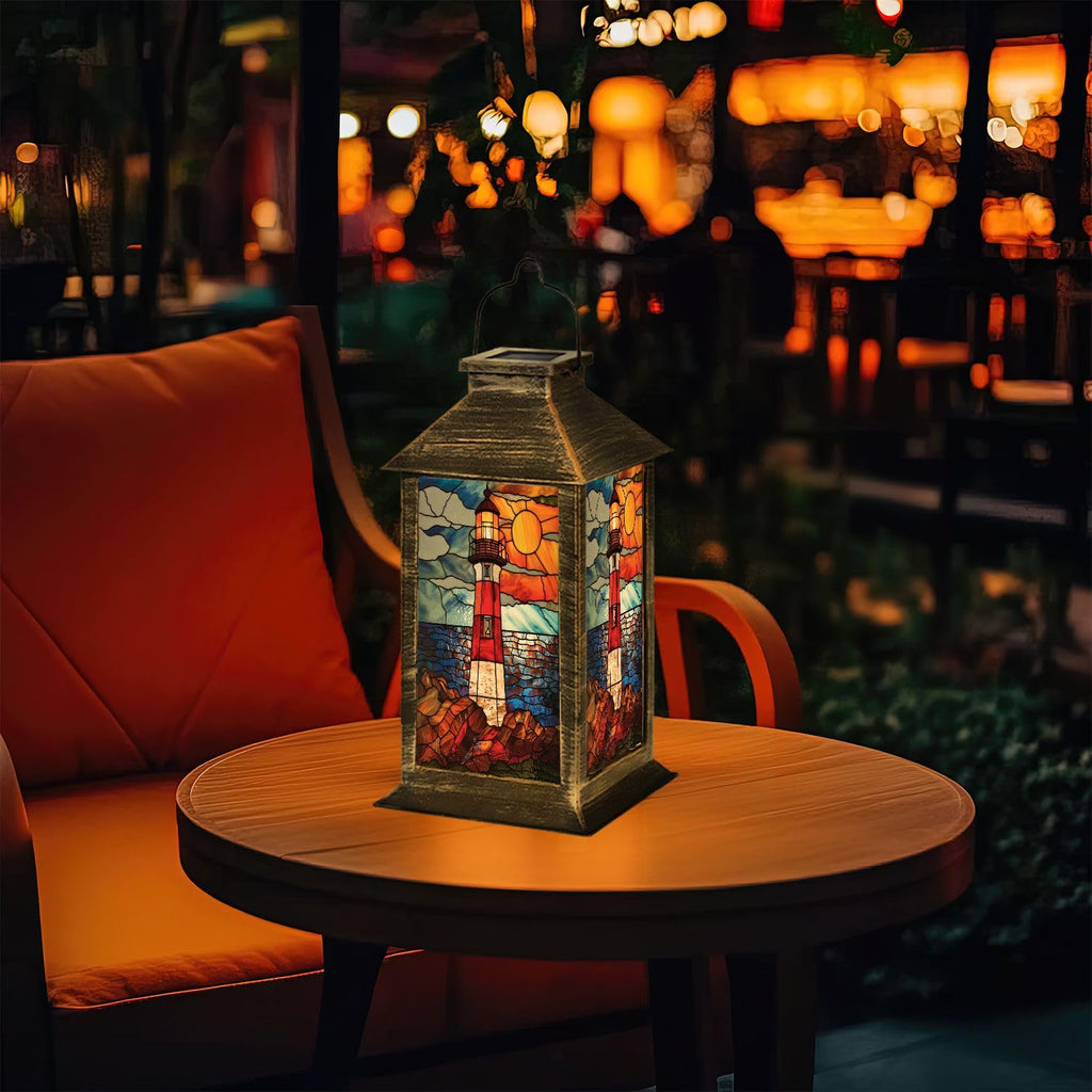 Solar Powered Waterproof Hanging Lantern T300783