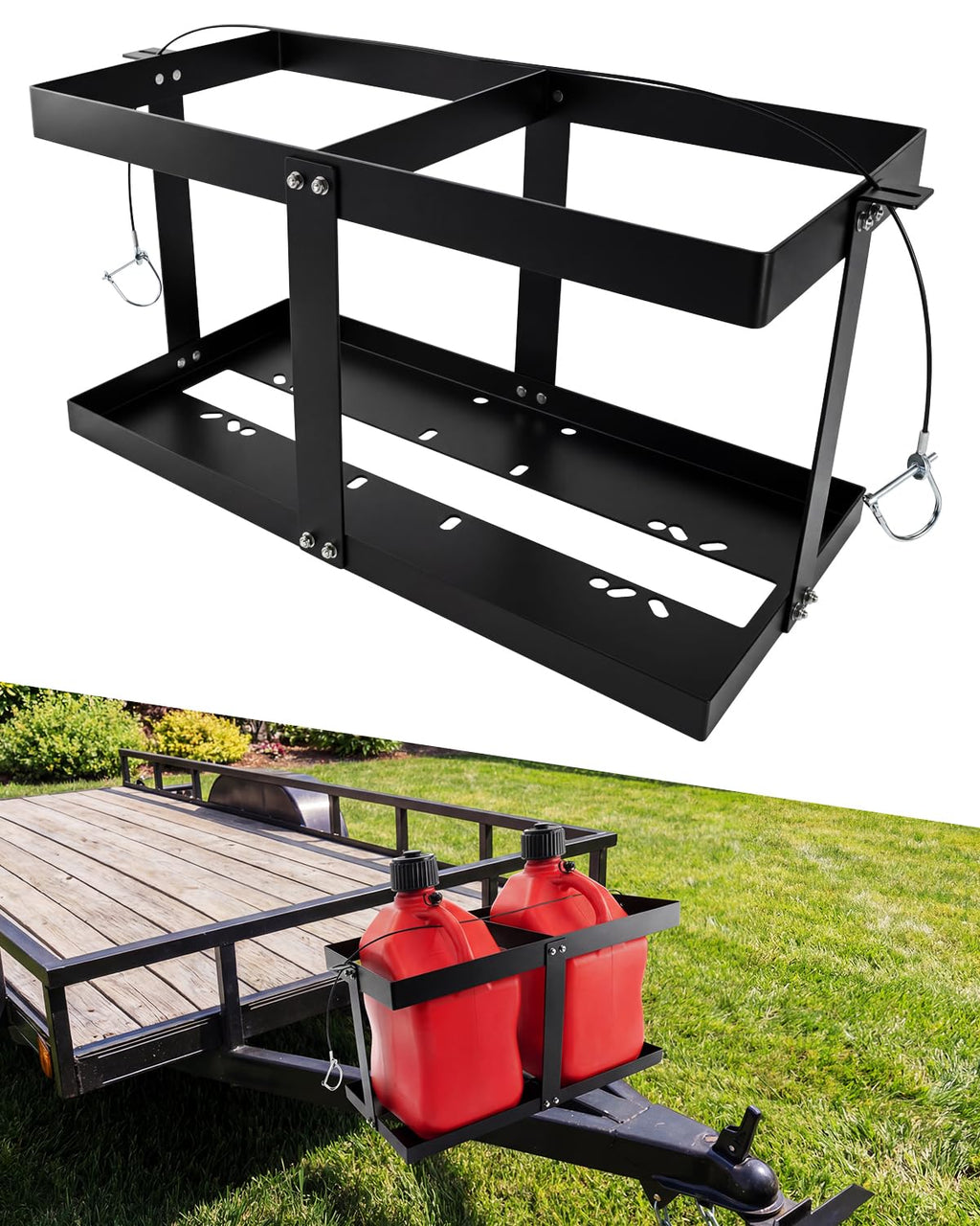 5 Gallon Gas Can Holder for Two 5 Gallon Gas Cans Y23028