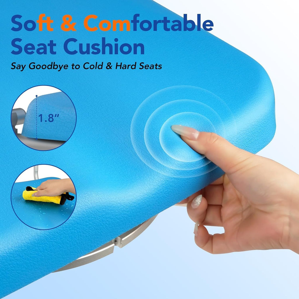 Swivel Shower Chair with Arms and Back J778939