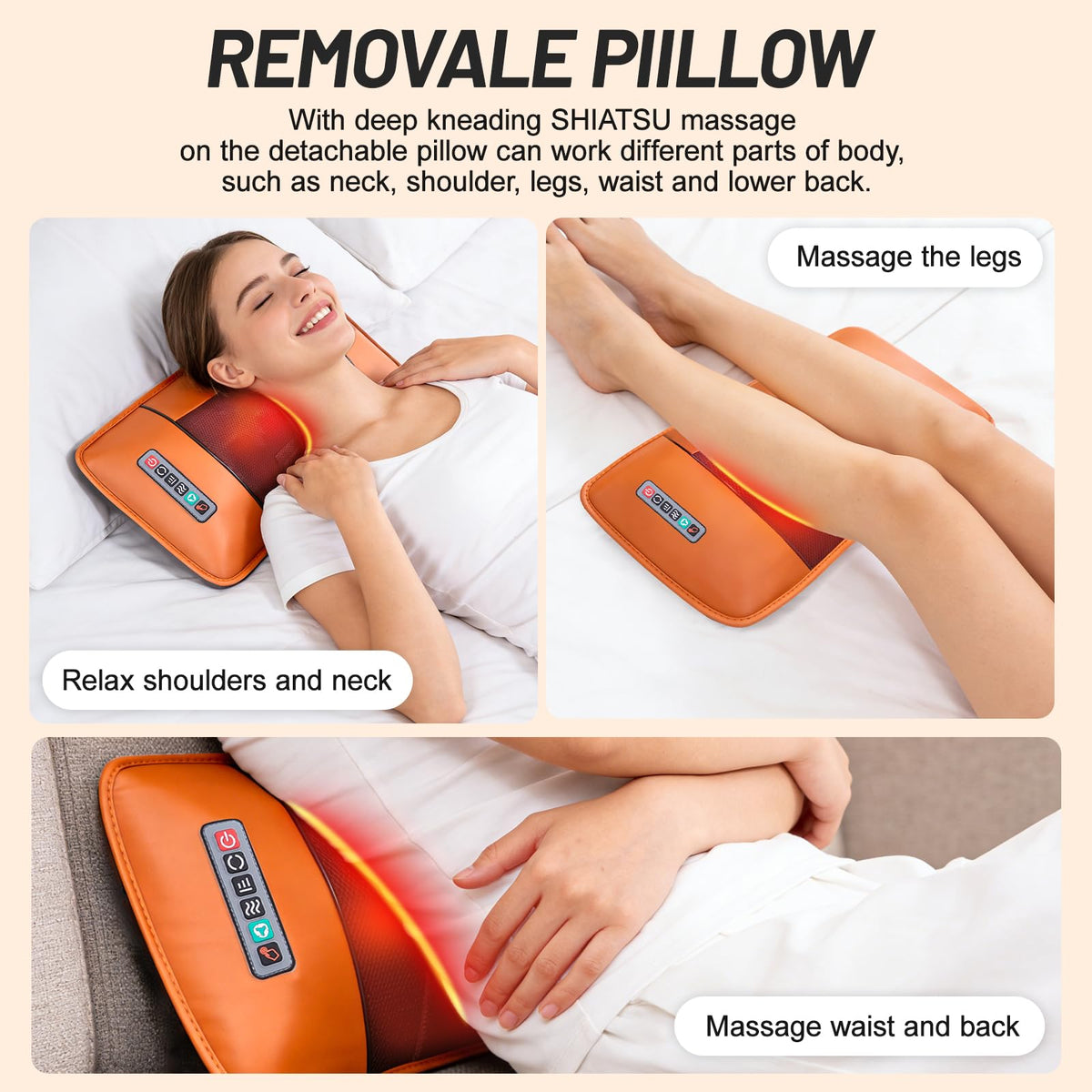 Full Body Massage Mat with Calf Vibration and Foot Massager H9584