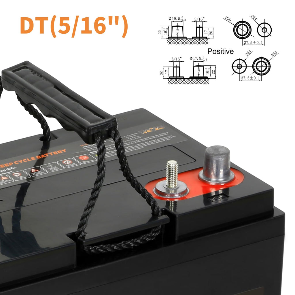 6V 240ah Deep Cycle AGM Battery B5014