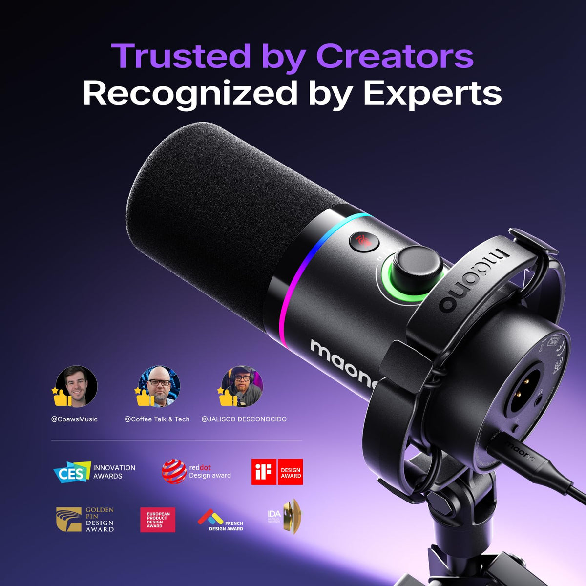XLR/USB Dynamic Microphone Kit B444