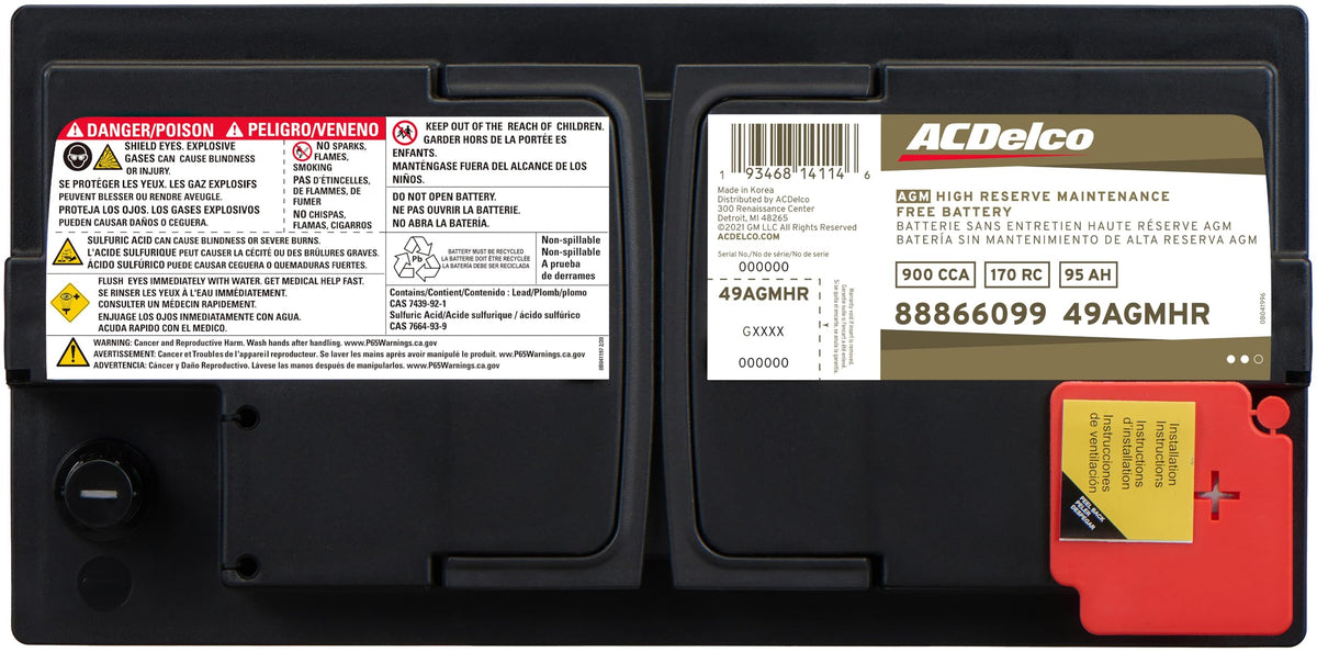AGM BCI Group 49 Battery S397