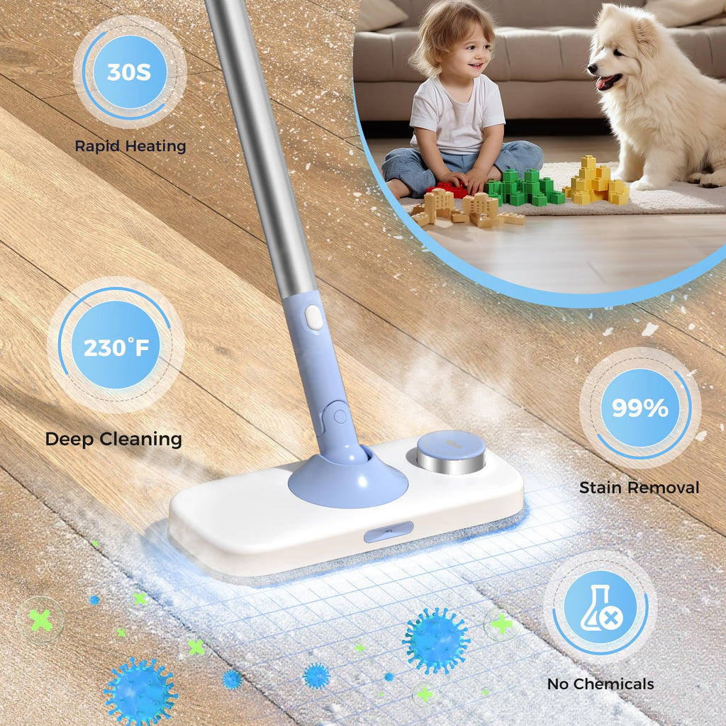 10 in 1 Detachable Handheld Steam Mop C416