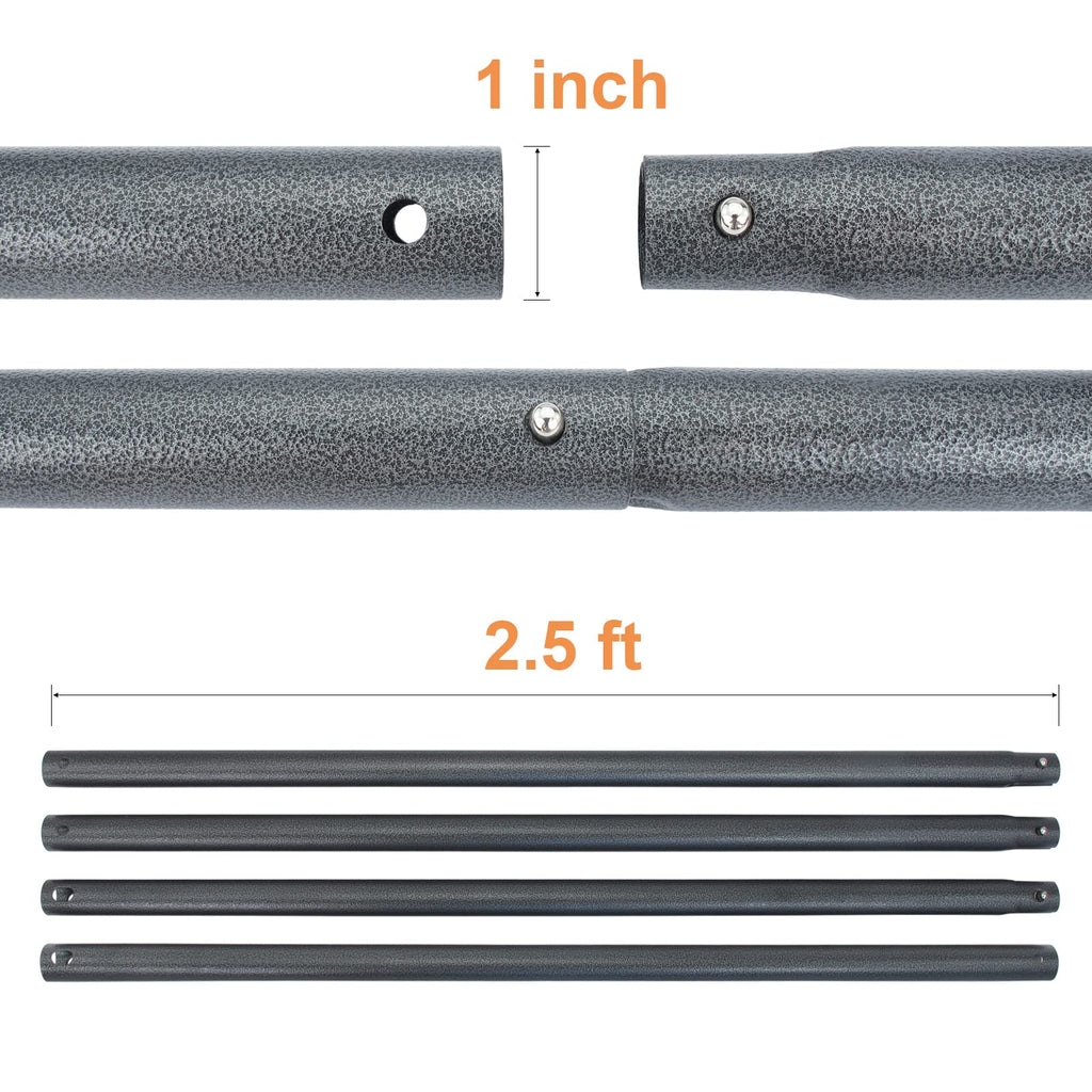 10Ft Adjustable Background Stand Backdrop Support System Kit with Carry Bag S23670