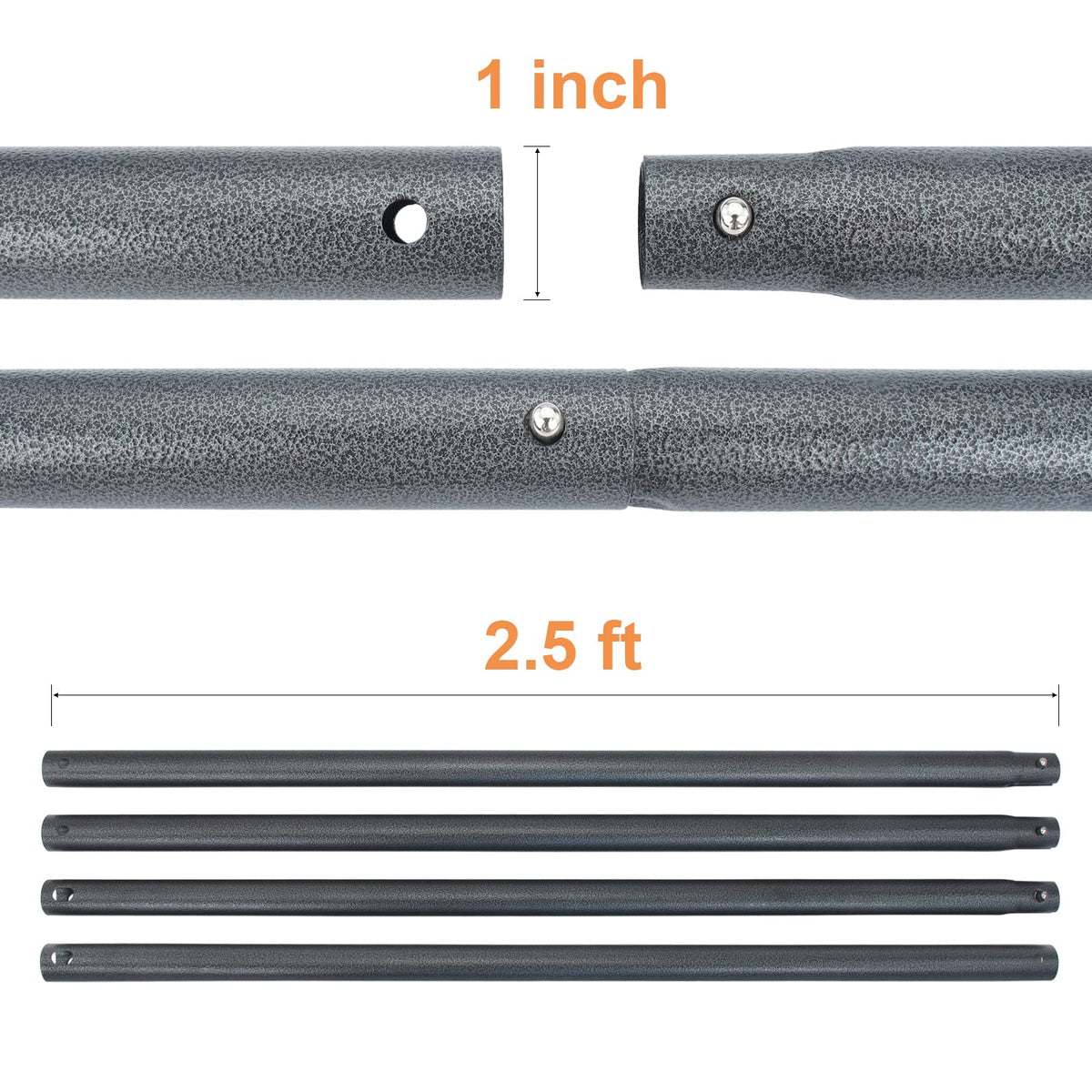 10Ft Adjustable Background Stand Backdrop Support System Kit with Carry Bag S23670