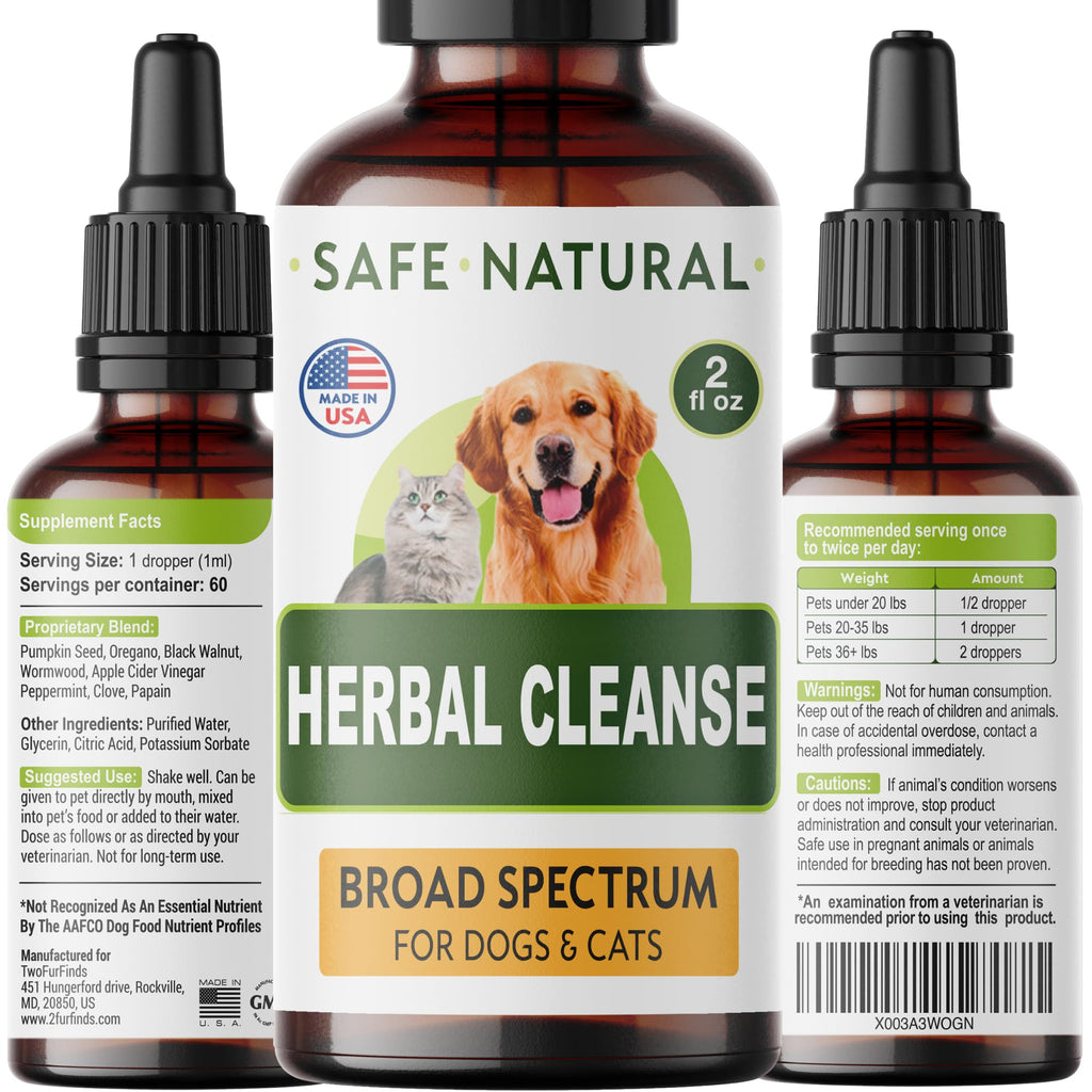 Herbal Cleanse for Cats and Dogs 2.0FlOz D9382