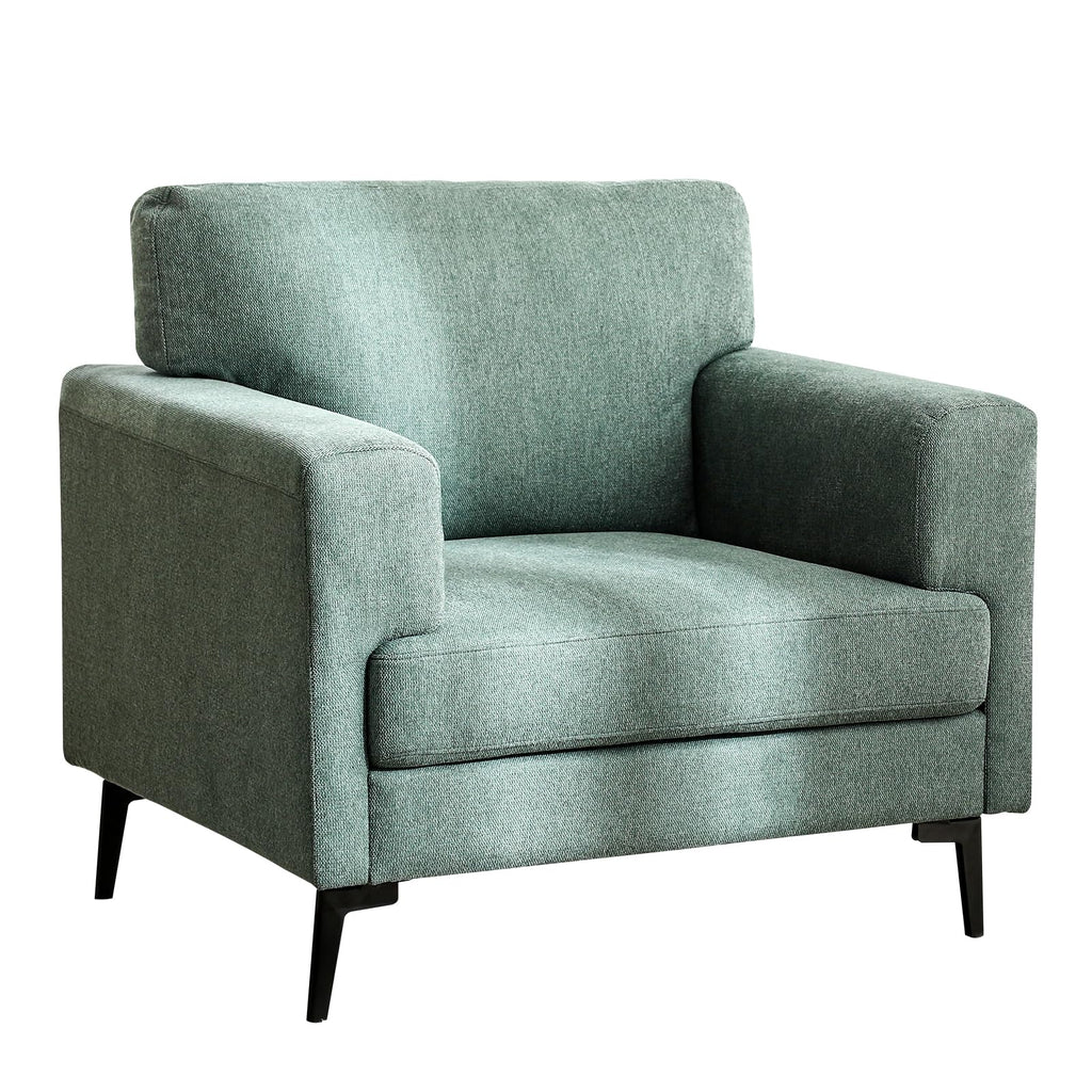 Oversized Linen Accent Chair 2PC E219950